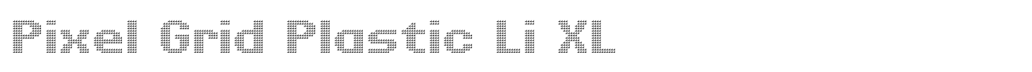 Pixel Grid Plastic Li XL image